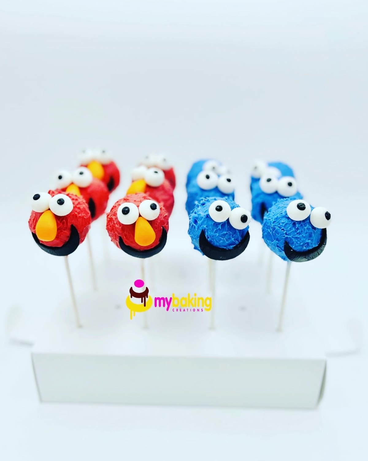 Custom Sesame Street themed cake pops San Francisco bakery
